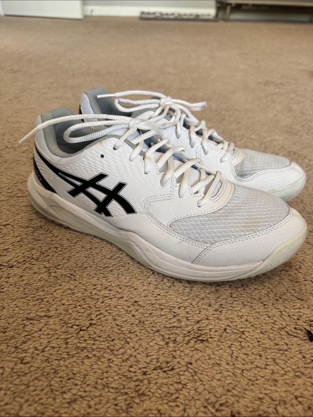 ASICS Men's White Court Sneakers